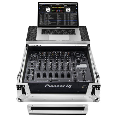 Odyssey FZGSDJMV10 - Pioneer DJM-V10 ATA Flight Case with Glide Laptop Platform