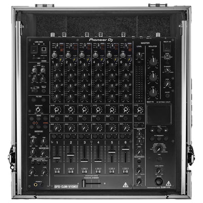 Odyssey FZGSDJMV10 - Pioneer DJM-V10 ATA Flight Case with Glide Laptop Platform