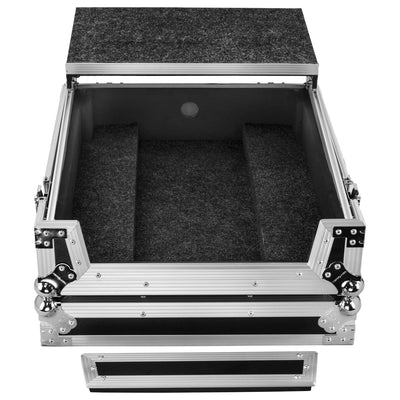 Odyssey FZGSDJMV10 - Pioneer DJM-V10 ATA Flight Case with Glide Laptop Platform