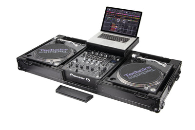 Odyssey FZGSLBM12WRBL - Universal Turntable DJ Coffin with Wheels