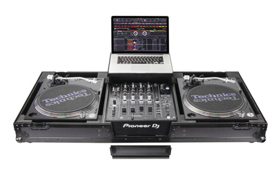 Odyssey FZGSLBM12WRBL - Universal Turntable DJ Coffin with Wheels