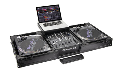 Odyssey FZGSLBM12WRBL - Universal Turntable DJ Coffin with Wheels
