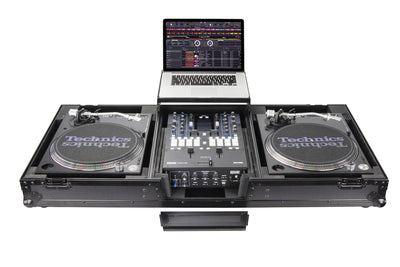 Odyssey FZGSLBM12WRBL - Universal Turntable DJ Coffin with Wheels