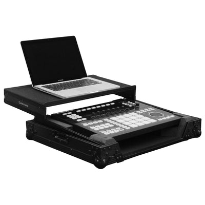 Odyssey FZGSMASCHINESBL - Black Native Instruments Maschine Studio Flight Case with Glide Platform