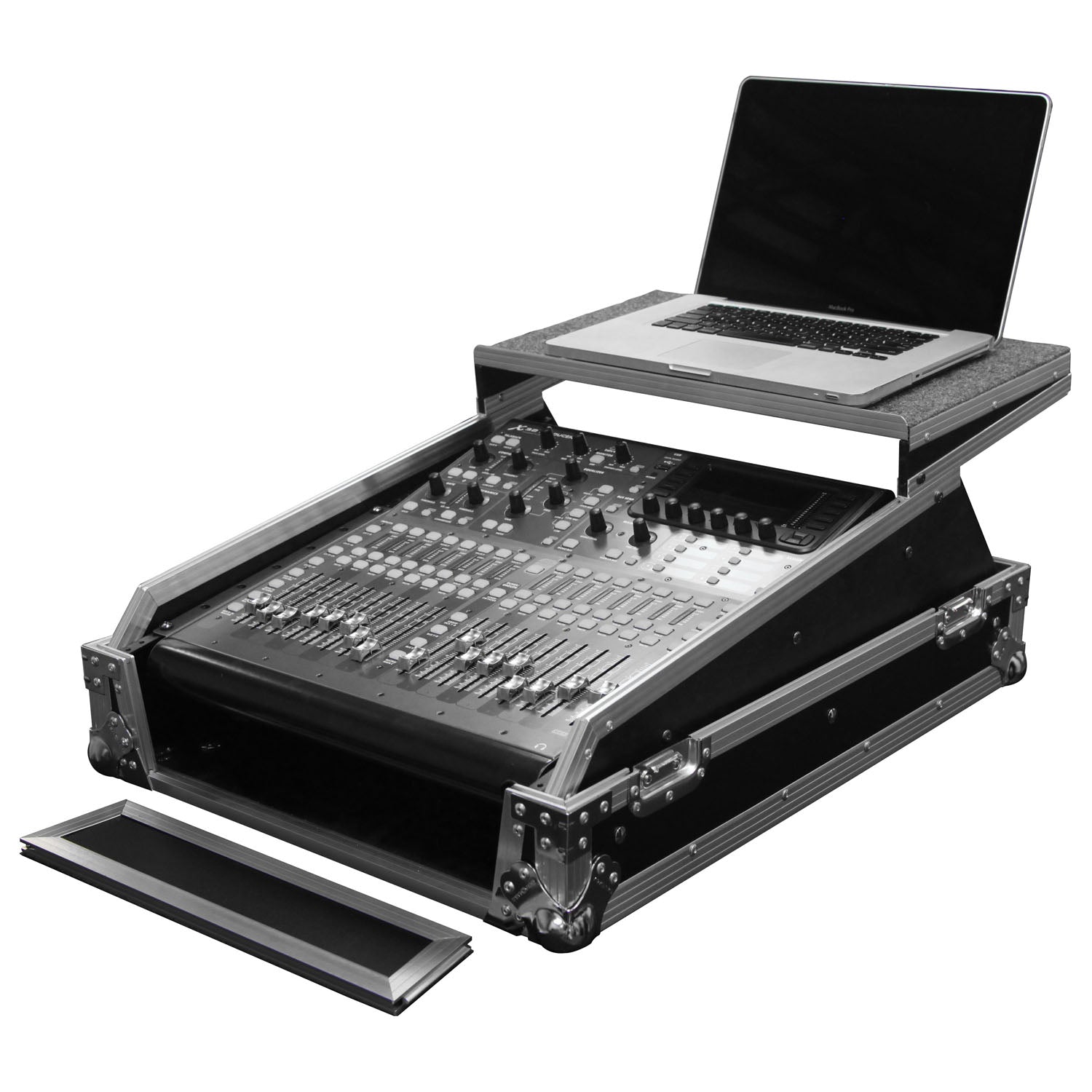 Odyssey FZGSMX1913 - Universal 13U Rack Mountable Mixer Flight Case with Glide Platform.