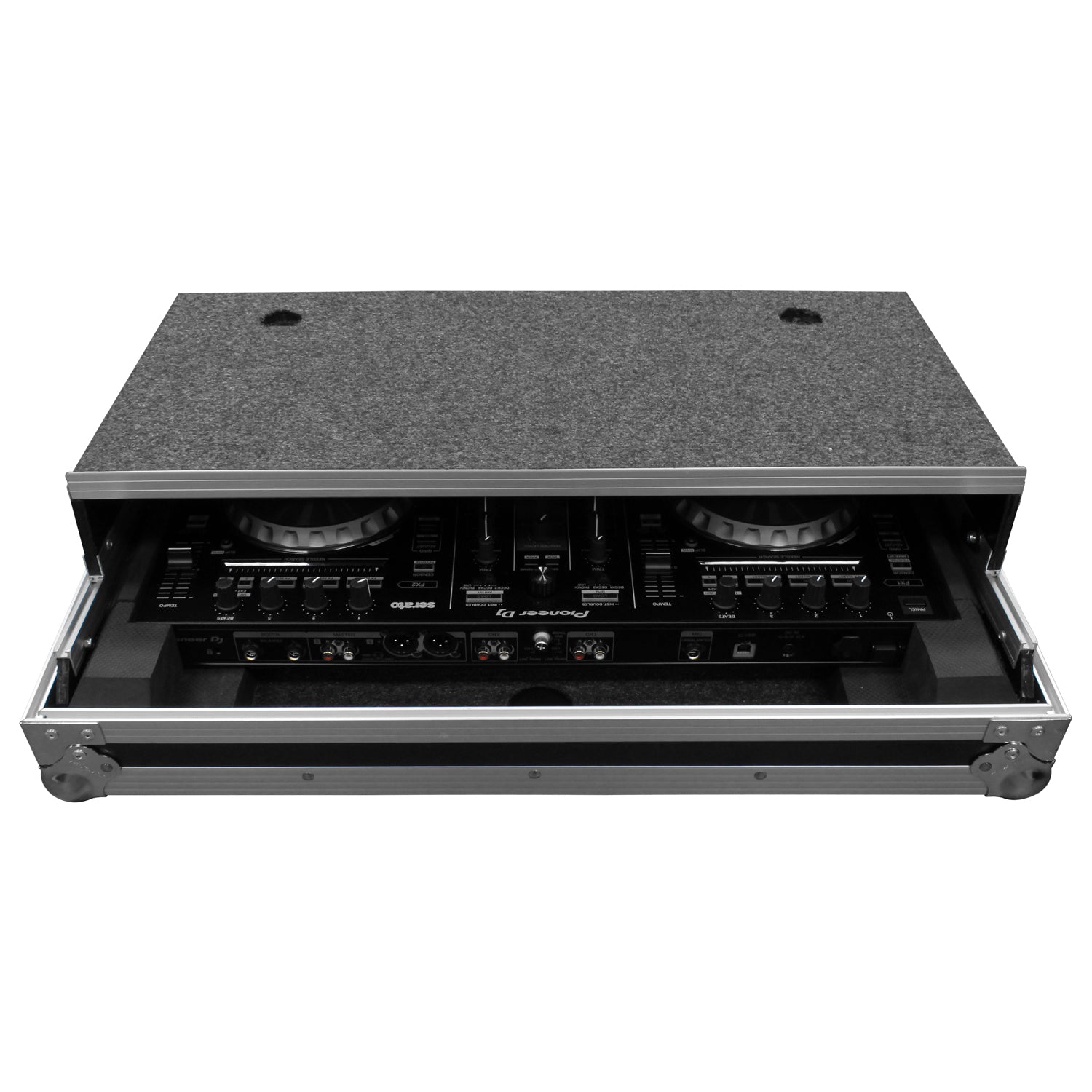 Odyssey FZGSPIDDJSR2 - Pioneer DDJ-SR2 Flight Case with Glide Platform.