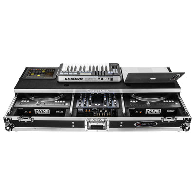 Odyssey FZGSPRA1272W - Rane Seventy / Seventy-Two and Rane Twelve Remixer Glide Style DJ Coffin Case.