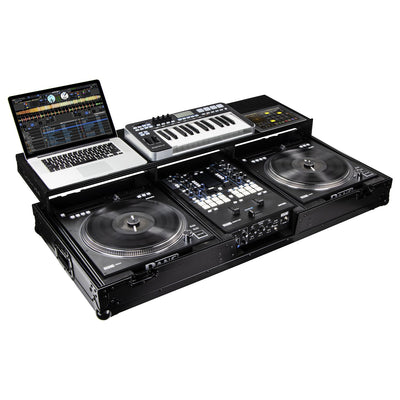 Odyssey FZGSPRA1272WBL - Rane Seventy / Seventy-Two and Rane Twelve Remixer Black Glide Style DJ Coffin Case.