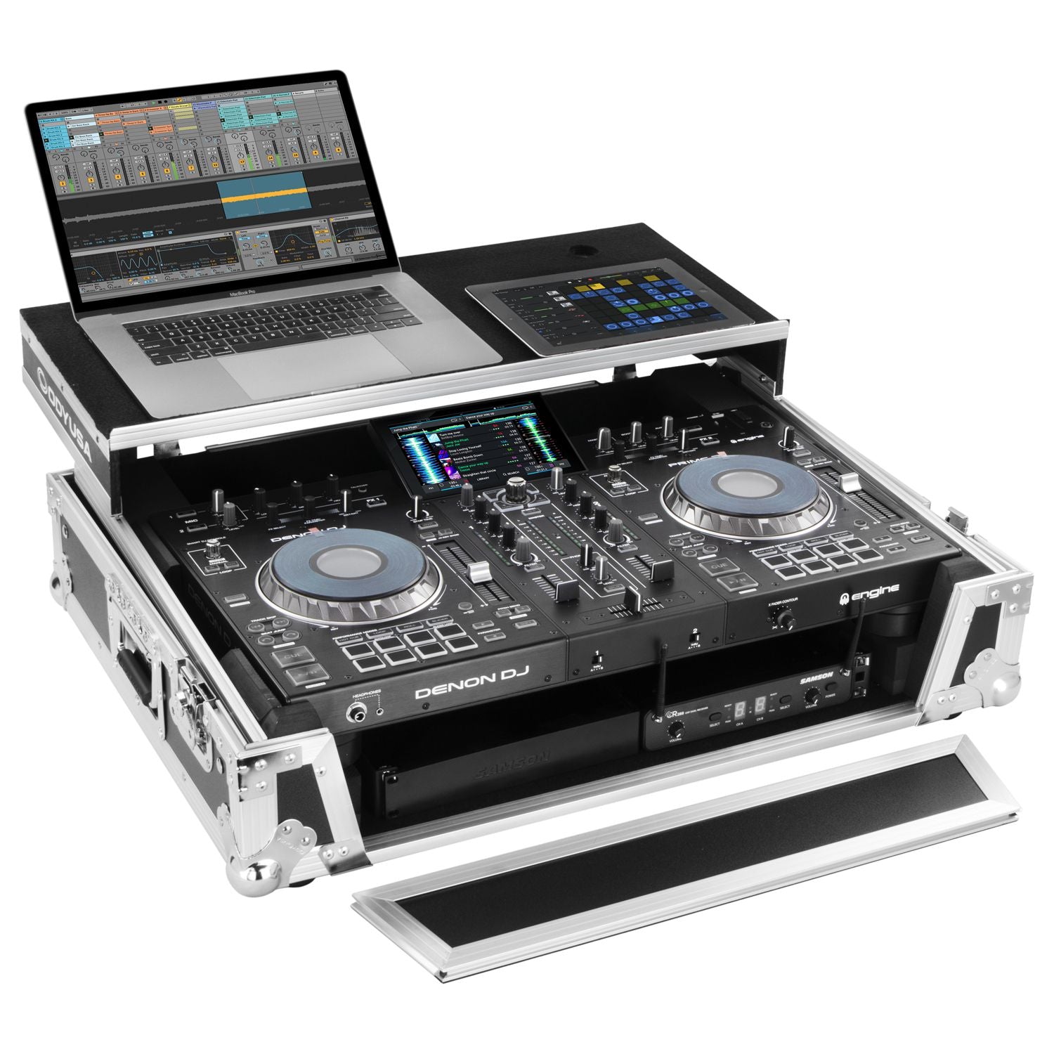 Odyssey FZGSPRIME2 - Denon Prime 2 Glide Style Flight Case