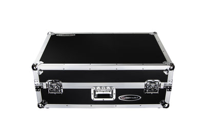 Odyssey FZGSPRIME4W2 - Denon Prime 4 Flight Case with Patented Glide Laptop Platform and 2U Rack Space