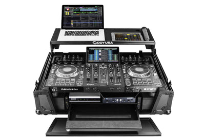 Denon DJ Prime 4+ + Odyssey FZGSPRIME4W2BL Case Bundle