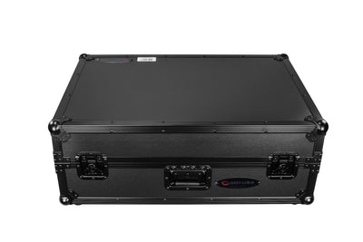 Odyssey FZGSPRIME4W2BL - Denon Prime 4 Black Flight Case with Patented Glide Laptop Platform and 2U Rack Space