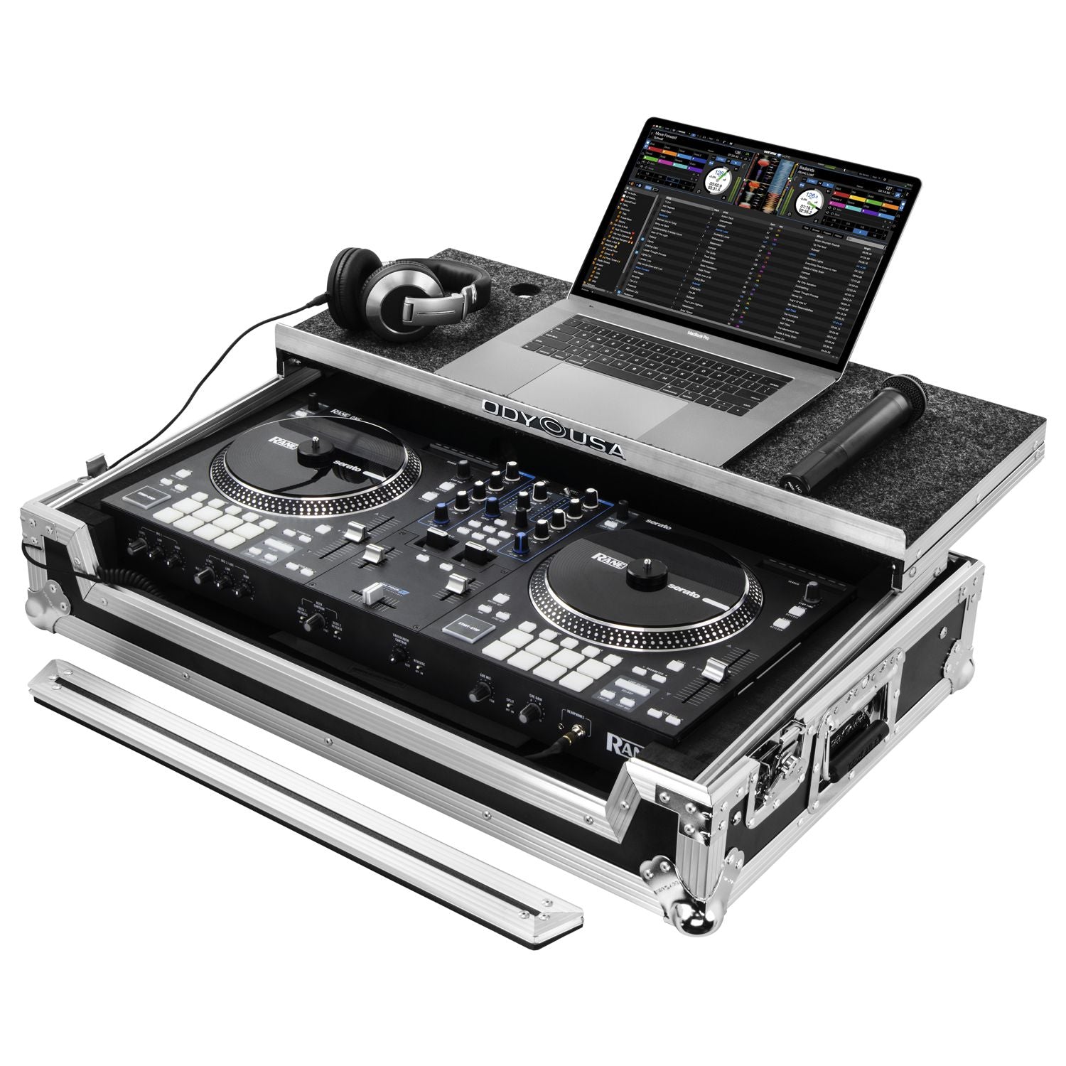 Odyssey FZGSRANEONEW - Rane One Flight Case with Patented Glide Platform.