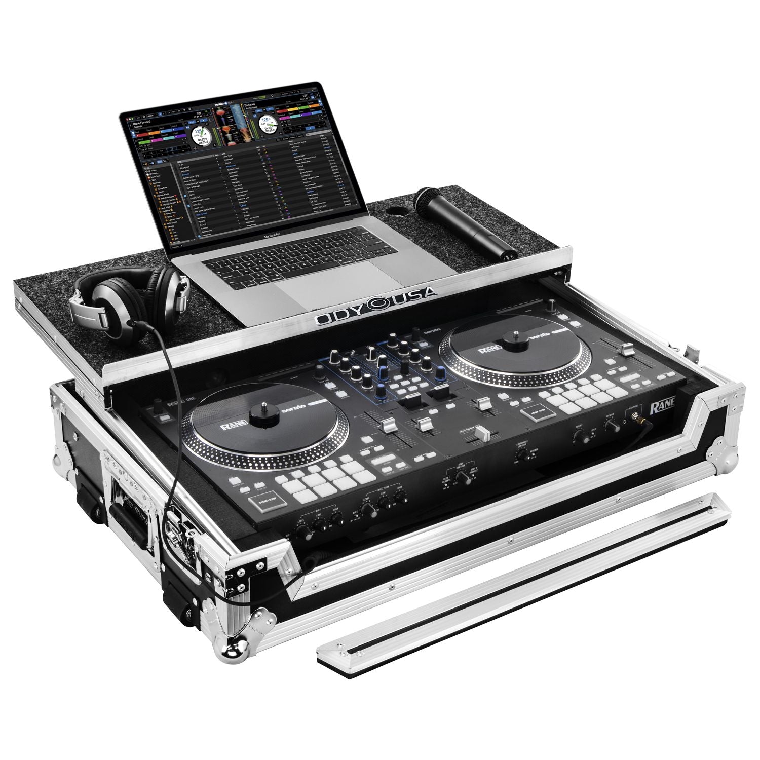 Odyssey FZGSRANEONEW - Rane One Flight Case with Patented Glide Platform.
