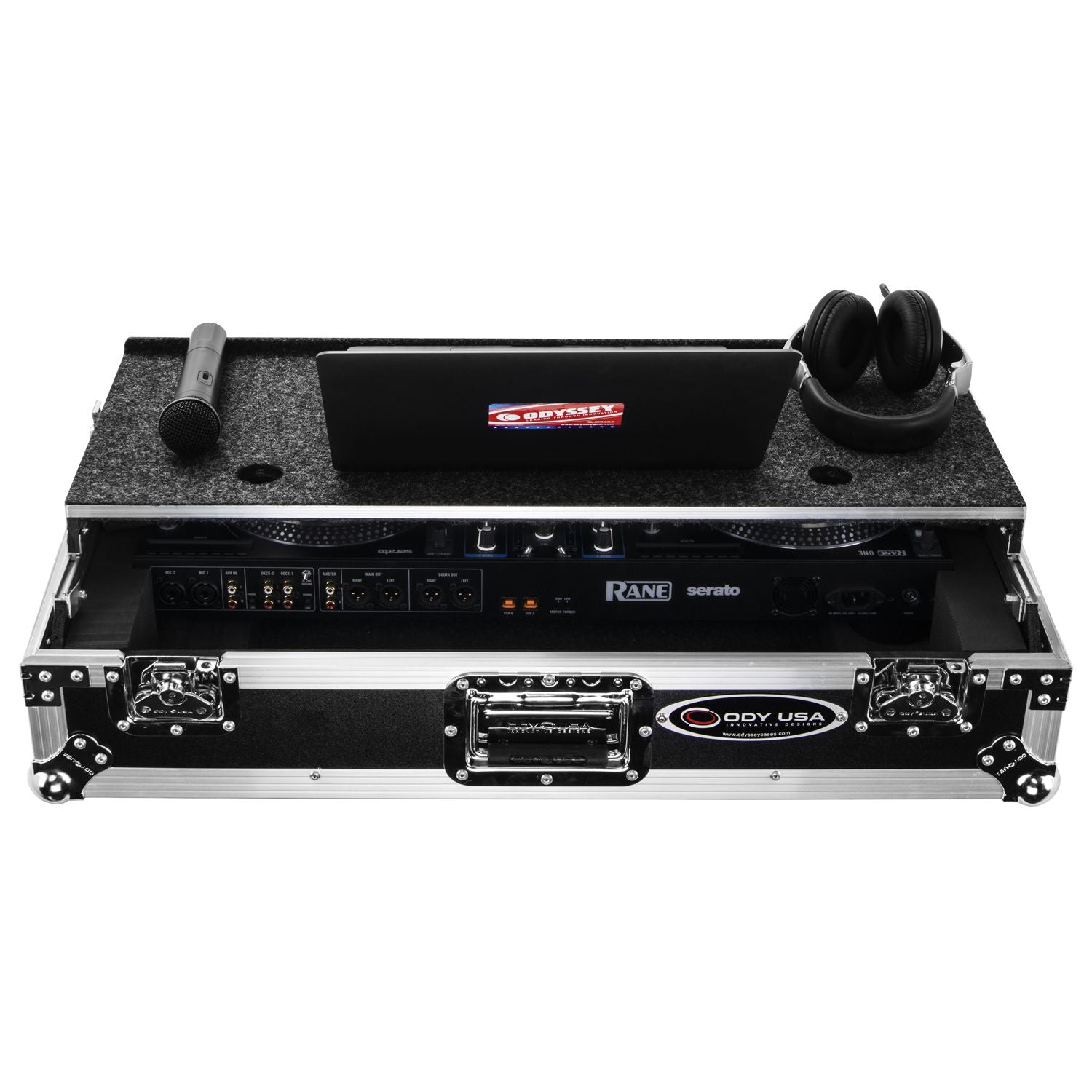 Odyssey FZGSRANEONEW - Rane One Flight Case with Patented Glide Platform.