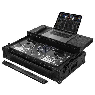 Odyssey FZGSRANEONEWBL - Rane ONE/ONE MKII Flight Case in Black with Patented Glide Platform