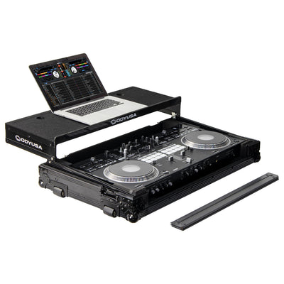 Odyssey FZGSREV7WBL - Pioneer DDJ-REV7 Black Label Glide Style Flight Case with Wheels.