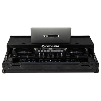 Odyssey FZGSREV7WBL - Pioneer DDJ-REV7 Black Label Glide Style Flight Case with Wheels.