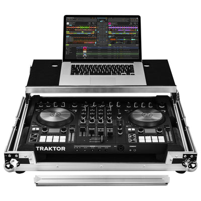 Odyssey FZGSTKS4MK3 - Native Instruments Traktor Kontrol S4 MK3 Flight Case with Glide Platform