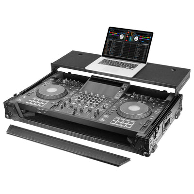 Odyssey FZGSXDJAZWBL - Odyssey AlphaTheta XDJ-AZ Black Label Flight Case with Glide Style Laptop Platform and Wheels.