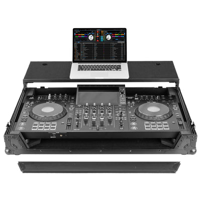 Odyssey FZGSXDJAZWBL - Odyssey AlphaTheta XDJ-AZ Black Label Flight Case with Glide Style Laptop Platform and Wheels.