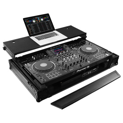 Odyssey FZGSXDJXZW1BL - Pioneer XDJ-XZ Black Label Glide Style Case With Wheels and 1U Rack.