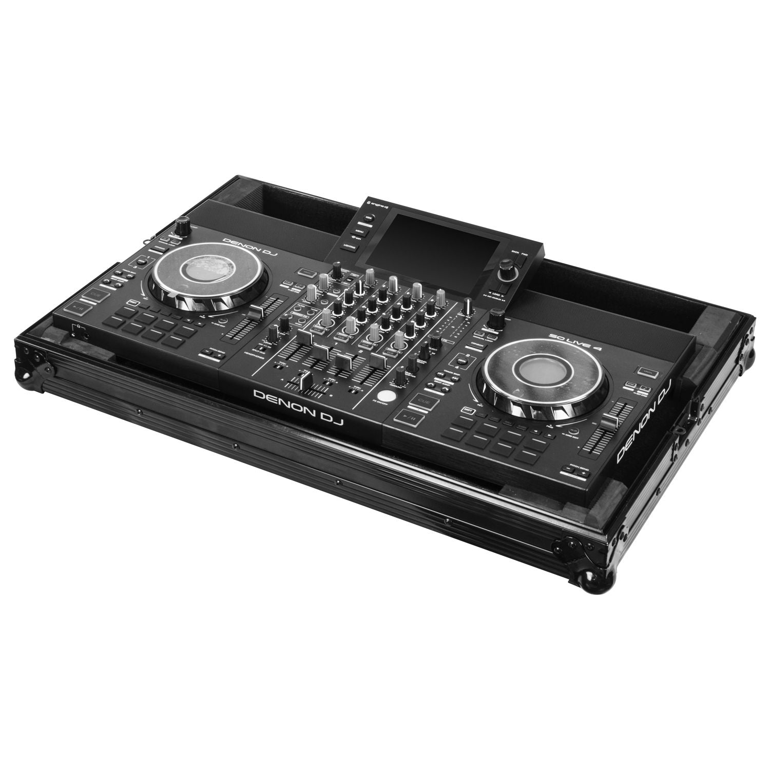 Odyssey FZSCLIVE4BLM Denon SC LIVE 4 Black Label Flight Case | The