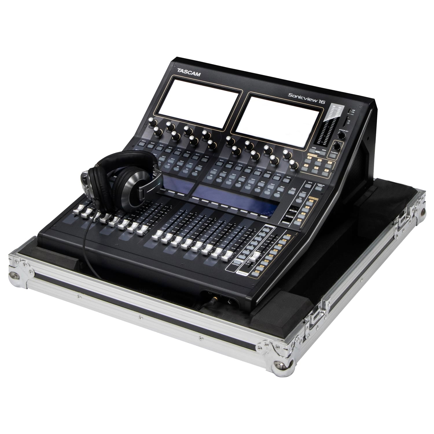 Odyssey FZSONICVIEW16 - Odyssey TASCAM Sonicview 16 Mixing Console Flight Case