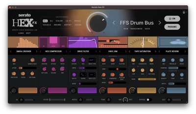 Serato Hex FX - All-in-one multi-FX Plugin for Sonic Alchemists (Download)