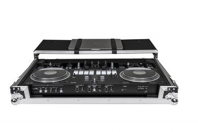 Headliner HL10008 - Flight Case with Laptop Platform & Wheels for Pioneer DJ DDJ-REV7 Controller