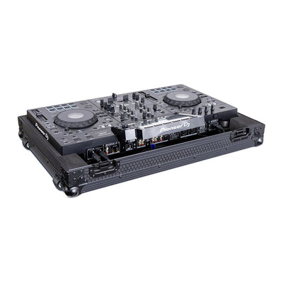 Headliner HL10019 - Pitch Black Low Profile Flight Case with Wheels for Pioneer DJ XDJ-RX3 Controller