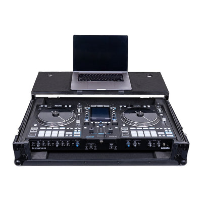 Headliner HL10027 - Pitch Black Flight Case for System One w/ Laptop Platform & Wheels