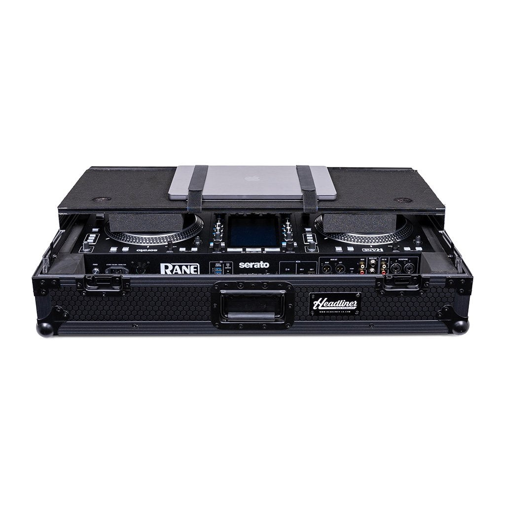 Headliner HL10027 - Pitch Black Flight Case for System One w/ Laptop Platform & Wheels