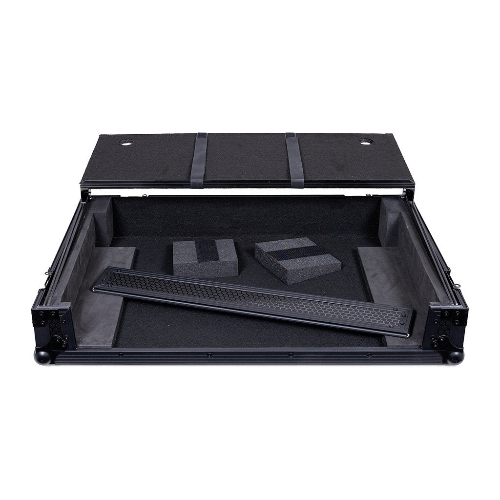 Headliner HL10027 - Pitch Black Flight Case for System One w/ Laptop Platform & Wheels