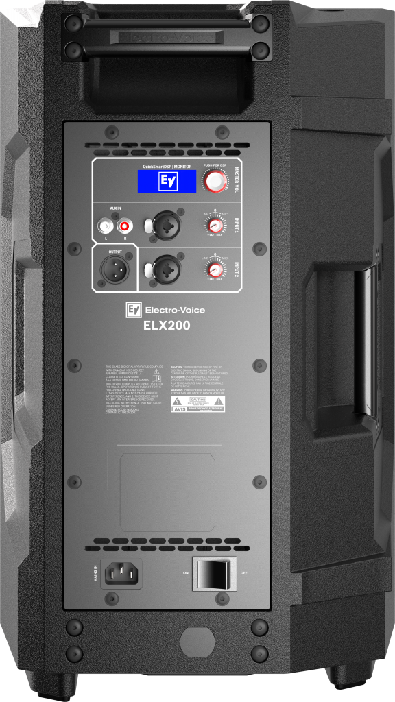 Electro-Voice ELX200-10P - 1200W, 10", 2-Way Powered Loudspeaker (Black)