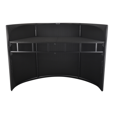 JMAZ COMMAND BOOTH - Command Booth Event Facade w/ Black and White Scrims