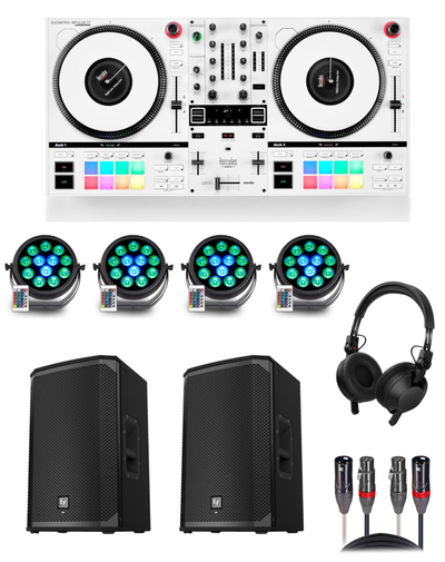 Hercules DJ Control Inpulse T7 (White) "Party Rocker" Bundle.