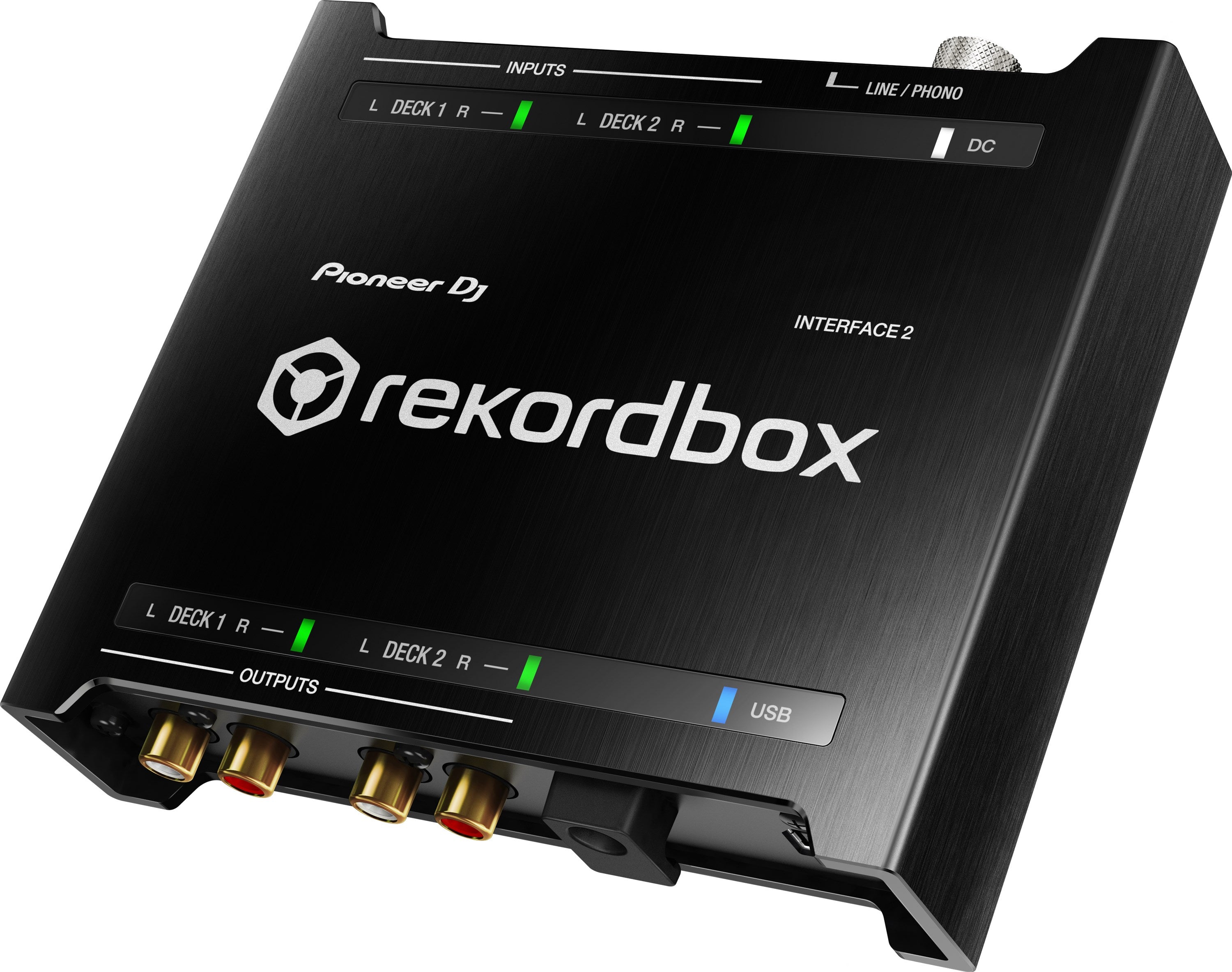 Pioneer DJ INTERFACE 2 - Audio Interface with rekordbox DJ and DVS