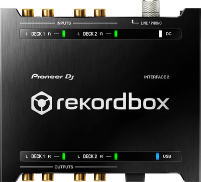 Pioneer DJ INTERFACE 2 - Audio Interface with rekordbox DJ and DVS