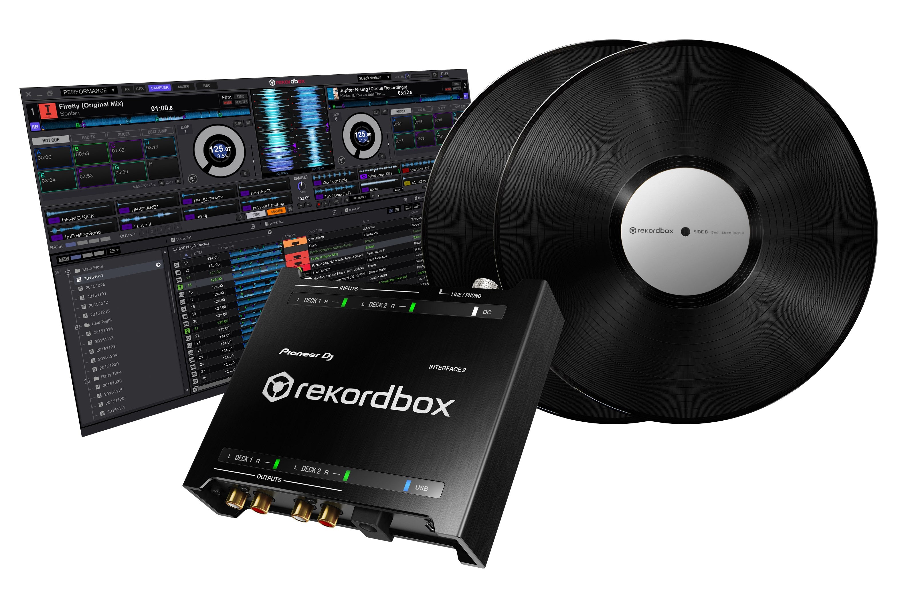 Pioneer DJ INTERFACE 2 - Audio Interface with rekordbox DJ and DVS