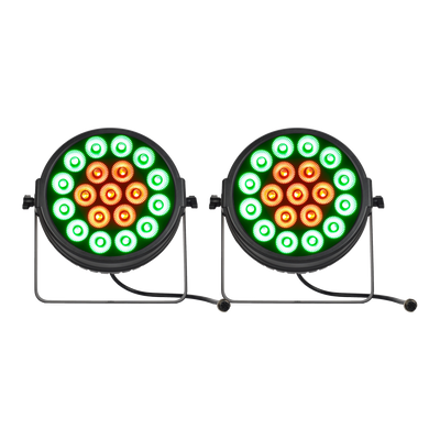 JMAZ VERSA FLEX PAR QUAD19 2PK - 190W RGBW LED 2PK (Exclusively For Versa Flex Bar)