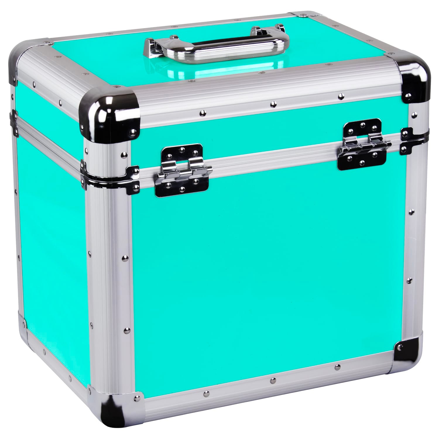 Odyssey KLP1-AQUA - Odyssey Vintage Series Aqua 12" Vinyl Records or LP Case, Holds 70 PCS
