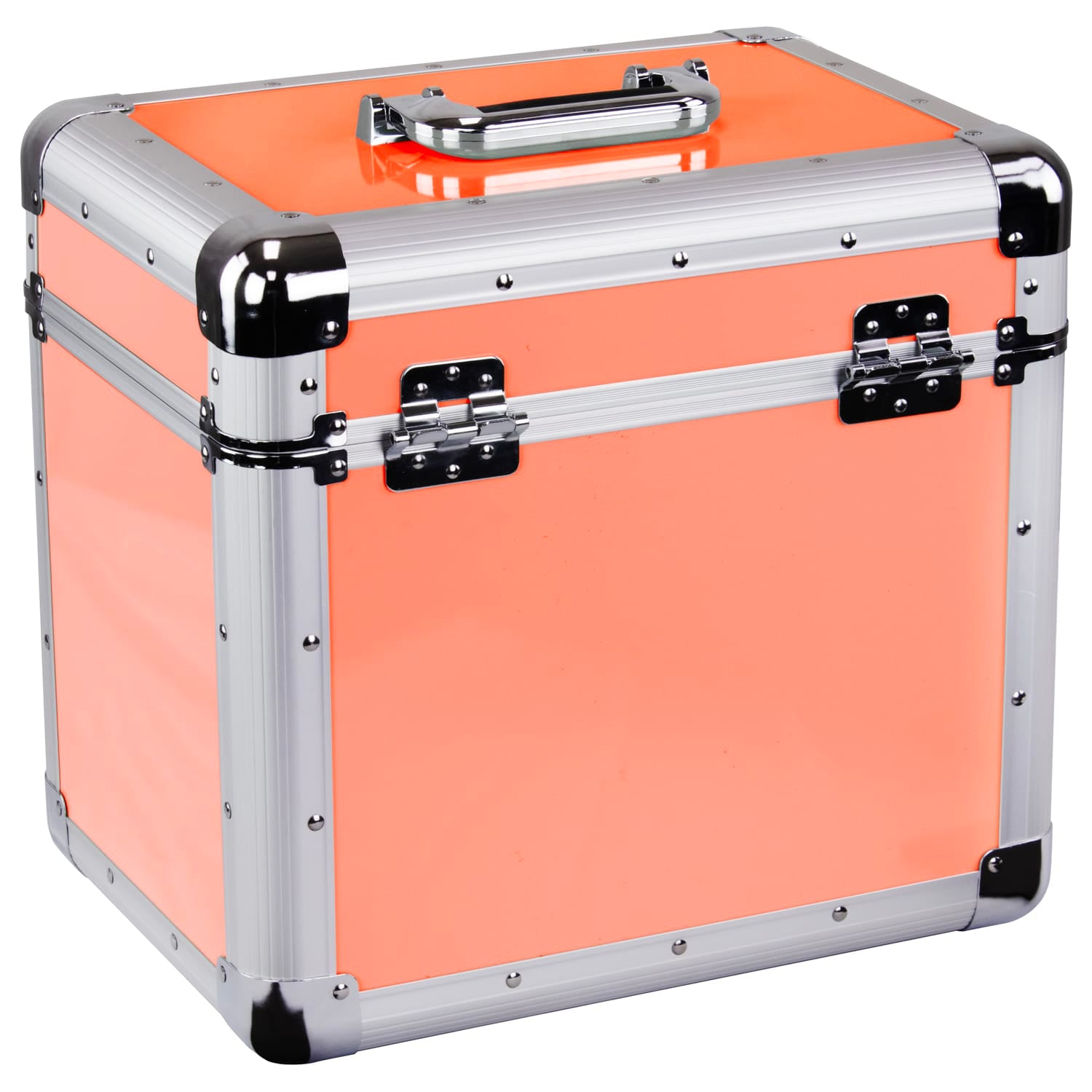 Odyssey KLP1-HOTRODORANGE - Odyssey Vintage Series Hot Rod Orange 12" Vinyl Records or LP Case, Holds 70 PCS