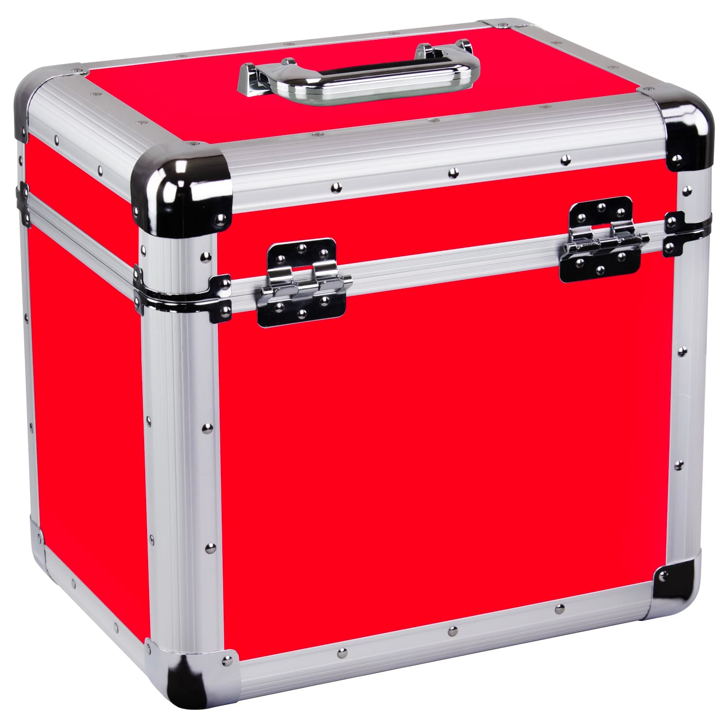 Odyssey KLP1-HOTRODRED - Odyssey Vintage Series Hot Rod Red 12" Vinyl Records or LP Case, Holds 70 PCS
