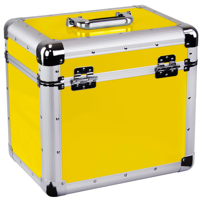Odyssey KLP1-HOTRODYELLOW - Odyssey Vintage Series Hot Rod Yellow 12" Vinyl Records or LP Case, Holds 70 PCS