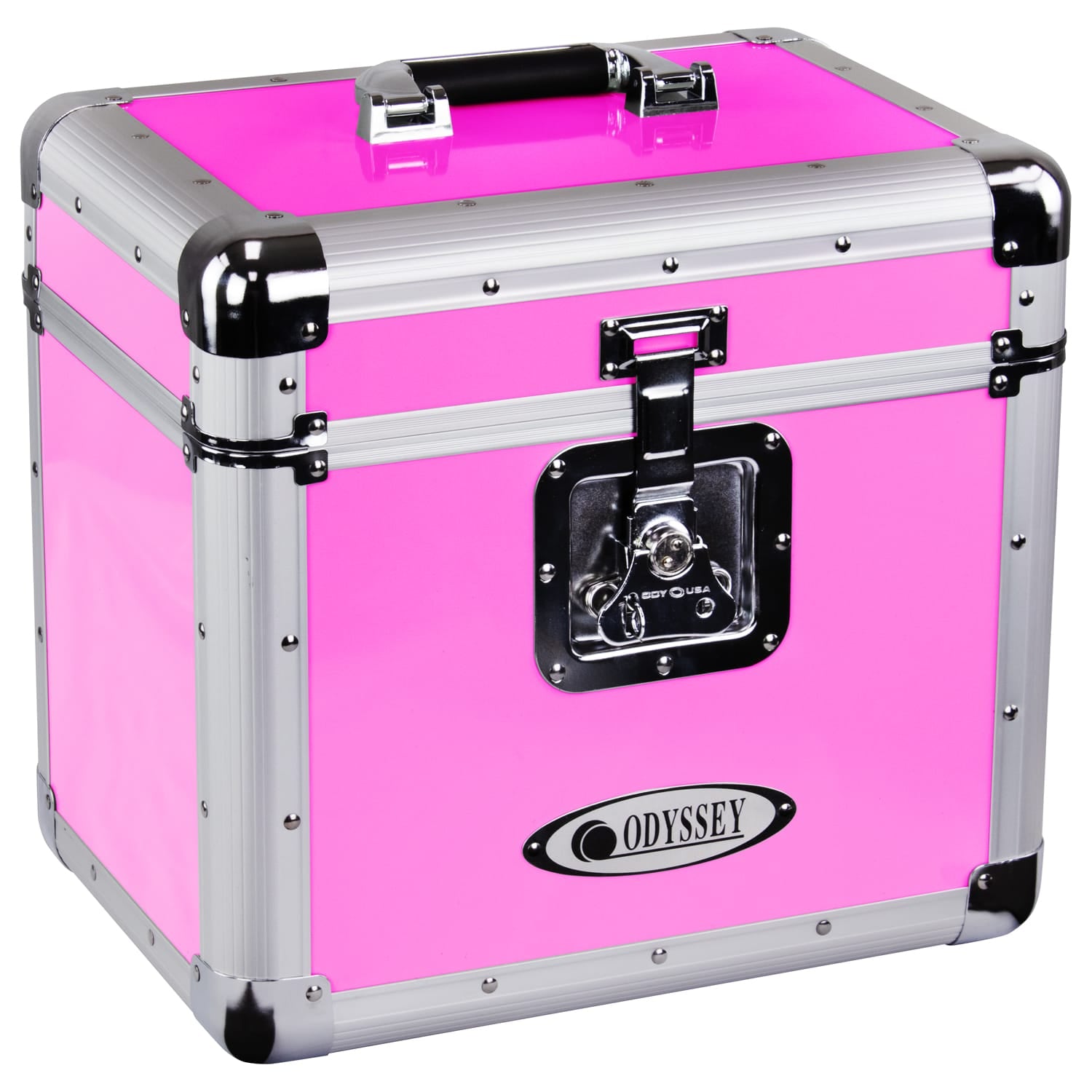Odyssey KLP1-MAGENTA - Odyssey Vintage Series Magenta 12" Vinyl Records or LP Case, Holds 70 PCS