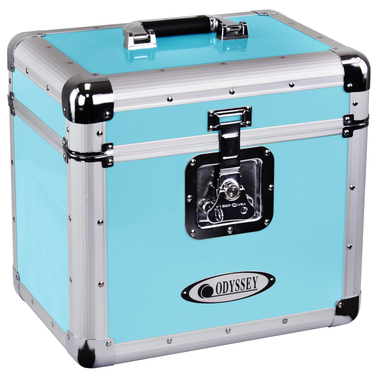 Odyssey KLP1-SKYBLUE - Odyssey Vintage Series Sky Blue 12" Vinyl Records or LP Case, Holds 70 PCS