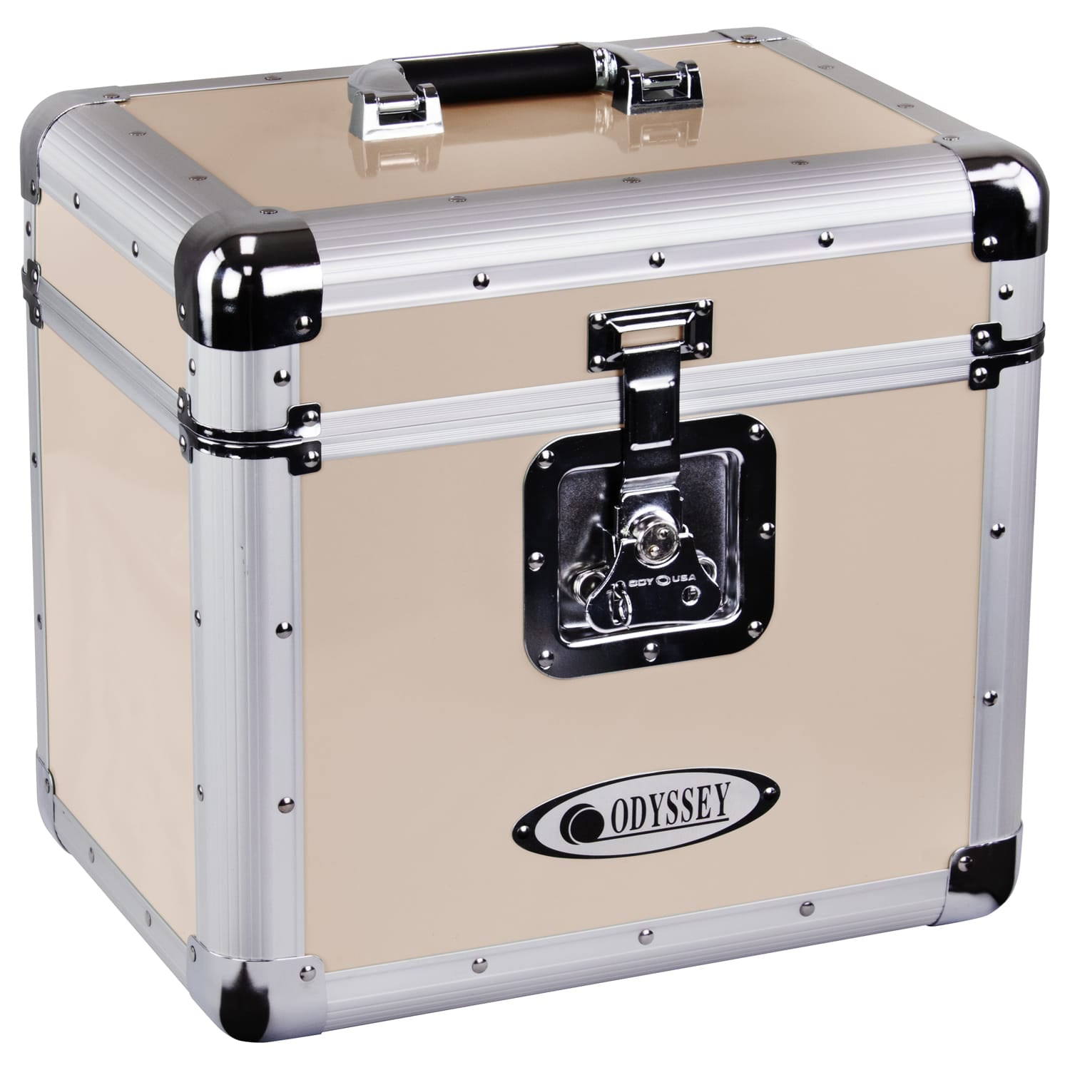 Odyssey KLP1-VINTAGEBEIGE - Odyssey Vintage Series Beige 12" Vinyl Records or LP Case, Holds 70 PCS