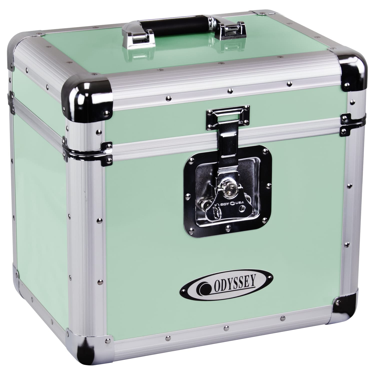 Odyssey KLP1-VINTAGEGREEN - Odyssey Vintage Series Green 12" Vinyl Records or LP Case, Holds 70 PCS