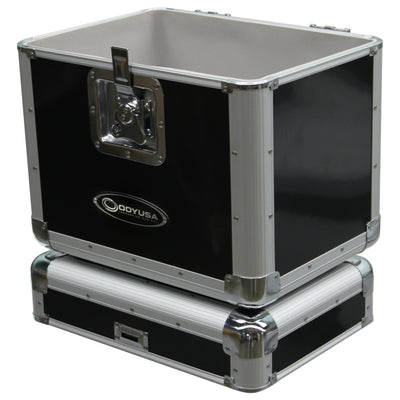Odyssey KLP2BLK - KROM Series Black Stackable Record / Utility Case for 70 12" Vinyl Records & LPs